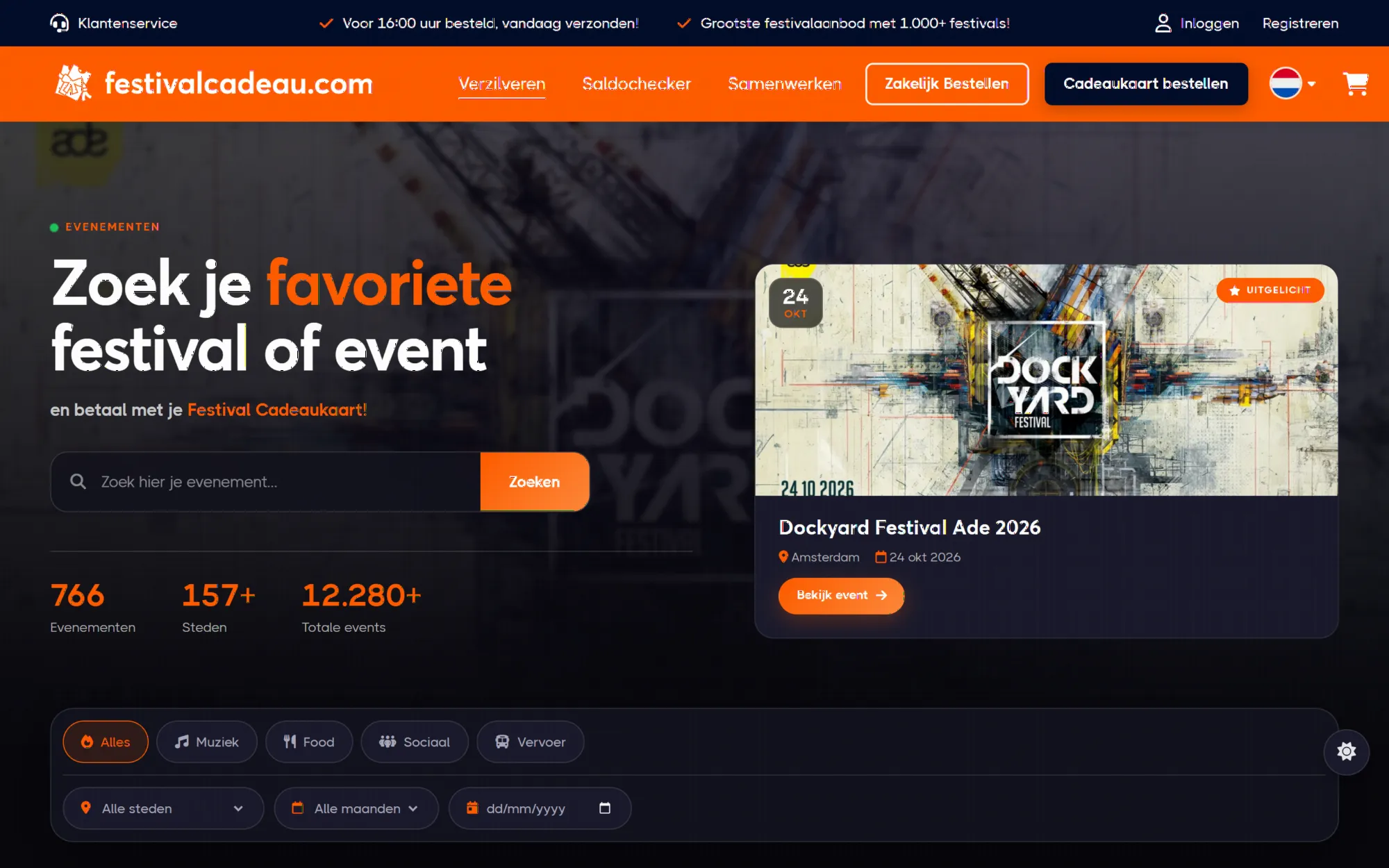 Verzilveren op festivalcadeau.com